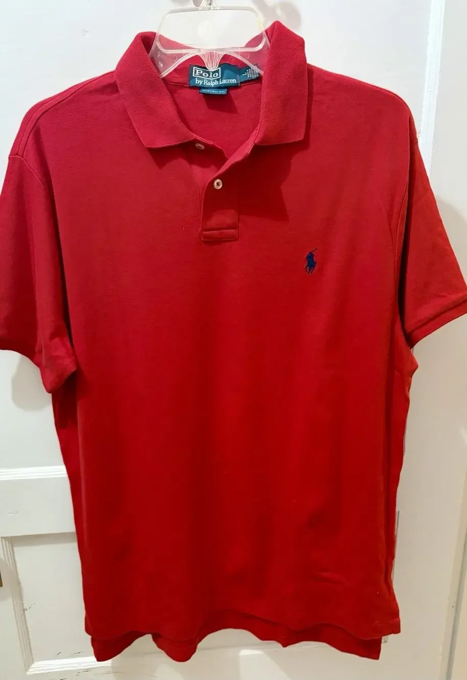 X2- Polo Ralph Polo Lauren Custom Fit SHORT SLEEVE Size Large Perfect shape